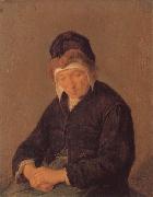 Adriaen van ostade An Old Woman painting